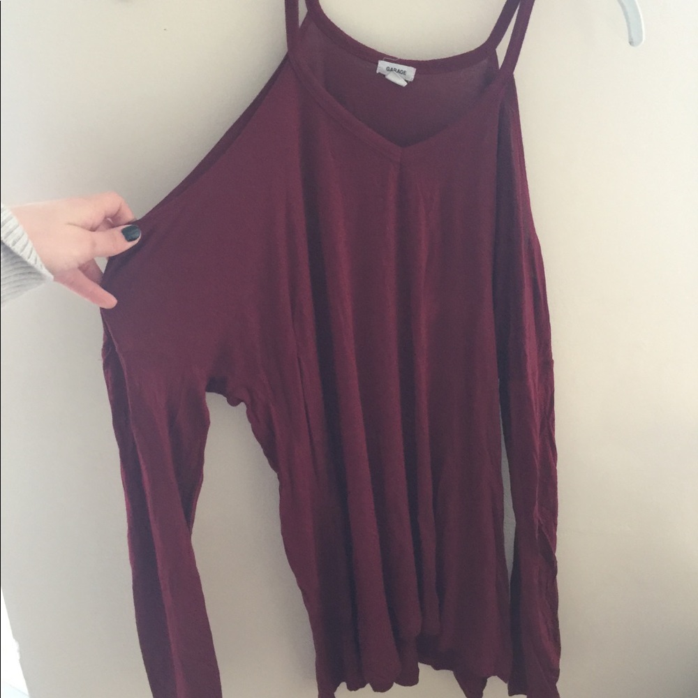 Maroon Long Sleeve Shirt